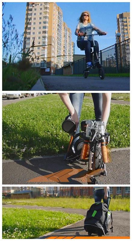 Airwheel E3 backpack electric bike