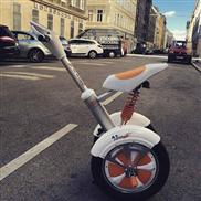 the scooter with one wheel